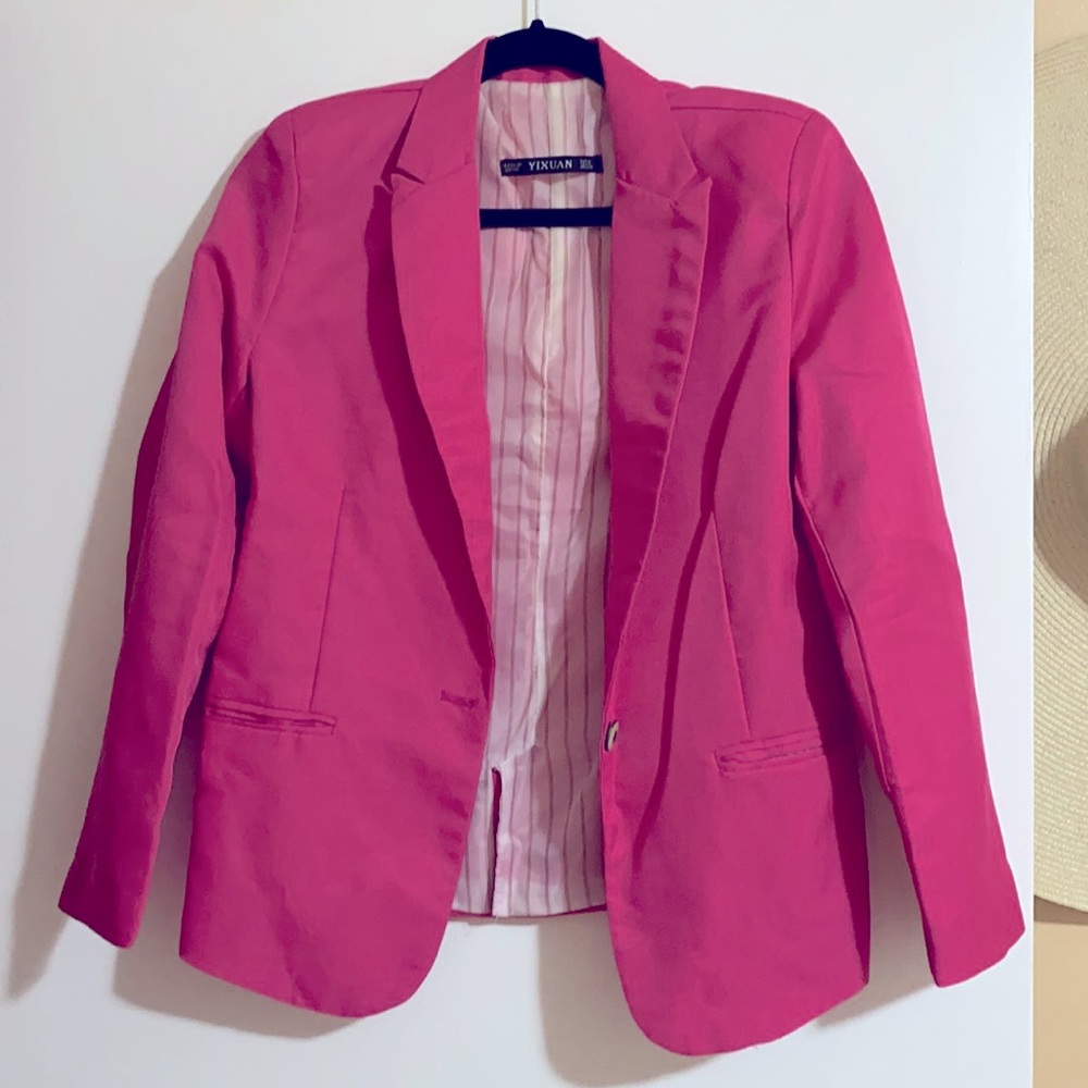 Pink blazer